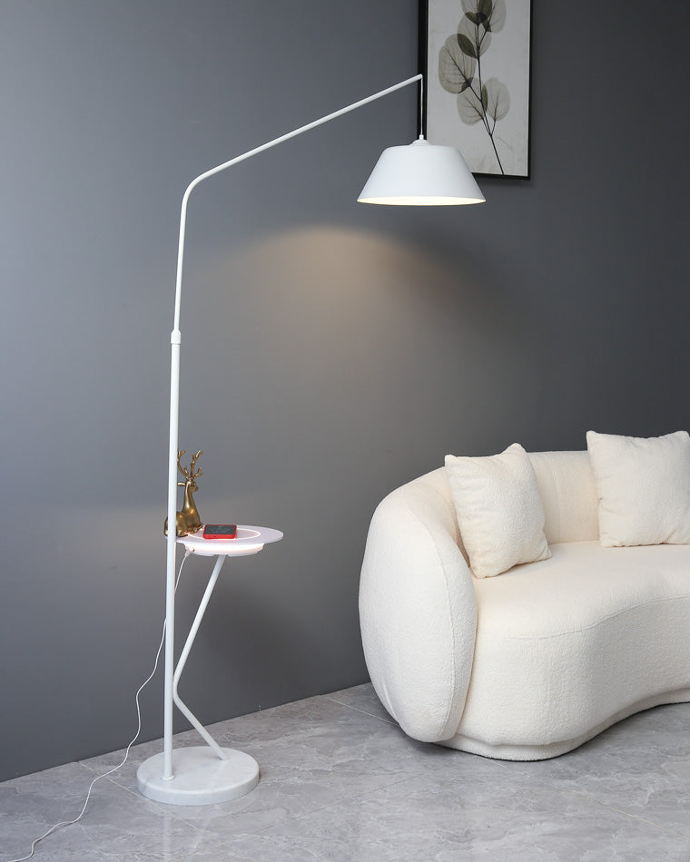 WOMO Dimmable Hanging Floor Lamp with Charging Tray-WM7059