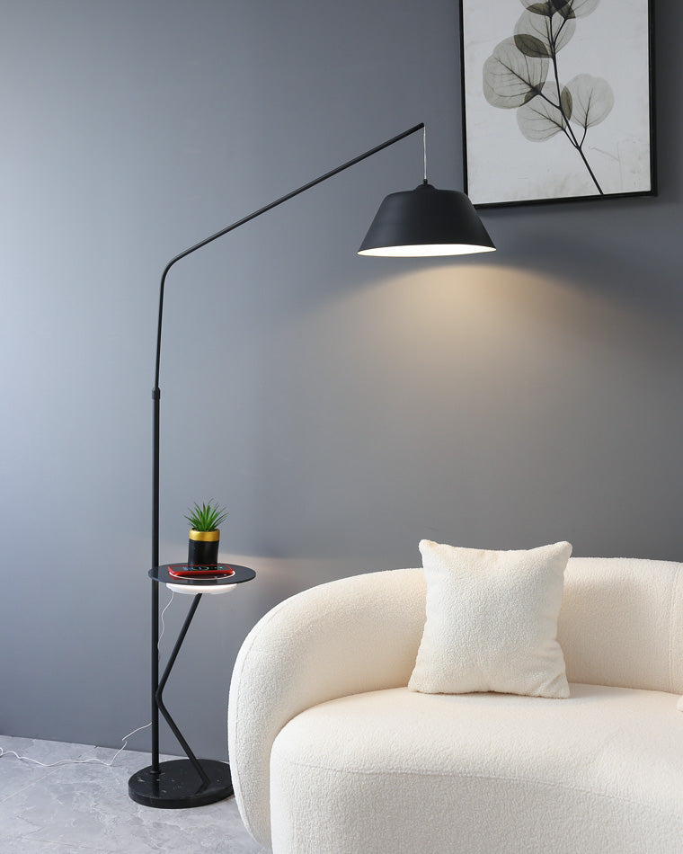 WOMO Dimmable Hanging Floor Lamp with Charging Tray-WM7059