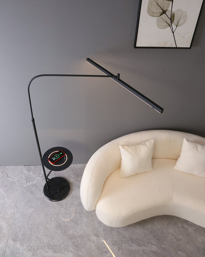 WOMO Linear Reading Floor Lamp with Charging Tray-WM7061