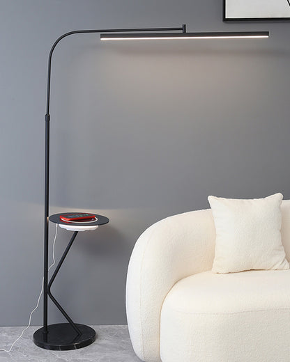 WOMO Linear Reading Floor Lamp with Charging Tray-WM7061