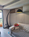 WOMO Dome Arc Floor Lamp over Couch-WM7063 thumbnail