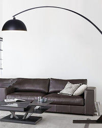 WOMO Dome Arc Floor Lamp over Couch-WM7063