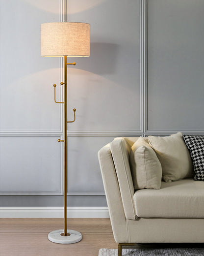 WOMO Coat Rack Tree Floor Lamp-WM7065