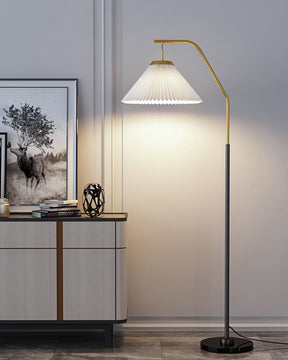 WOMO Pleated Hanging Floor Lamp-WM7066
