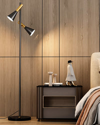 WOMO 2-bulb Adjustable Pole Floor Lamp-WM7067