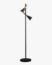 WOMO 2-bulb Adjustable Pole Floor Lamp-WM7067