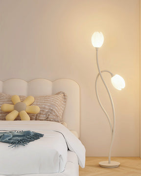 WOMO 2-bulb Flower Floor Lamp-WM7070