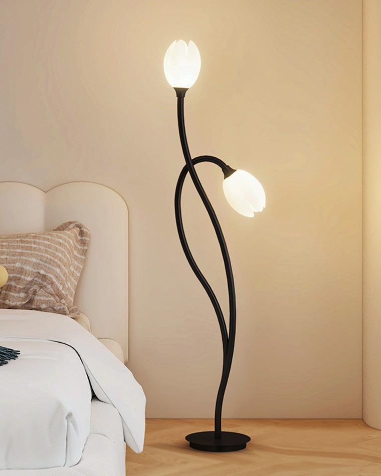 WOMO 2-bulb Flower Floor Lamp-WM7070