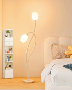 WOMO 2-bulb Flower Floor Lamp-WM7070