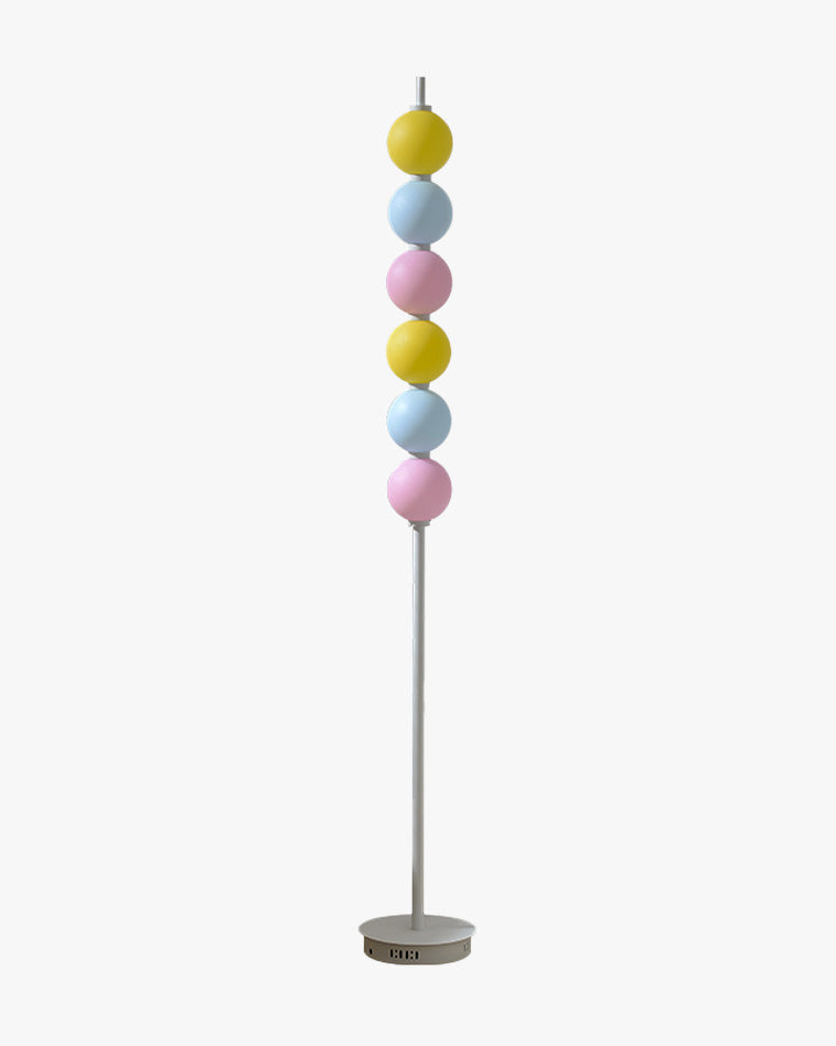 WOMO Colorful Stacked Ball Dimmable Corner Floor Lamp-WM7071