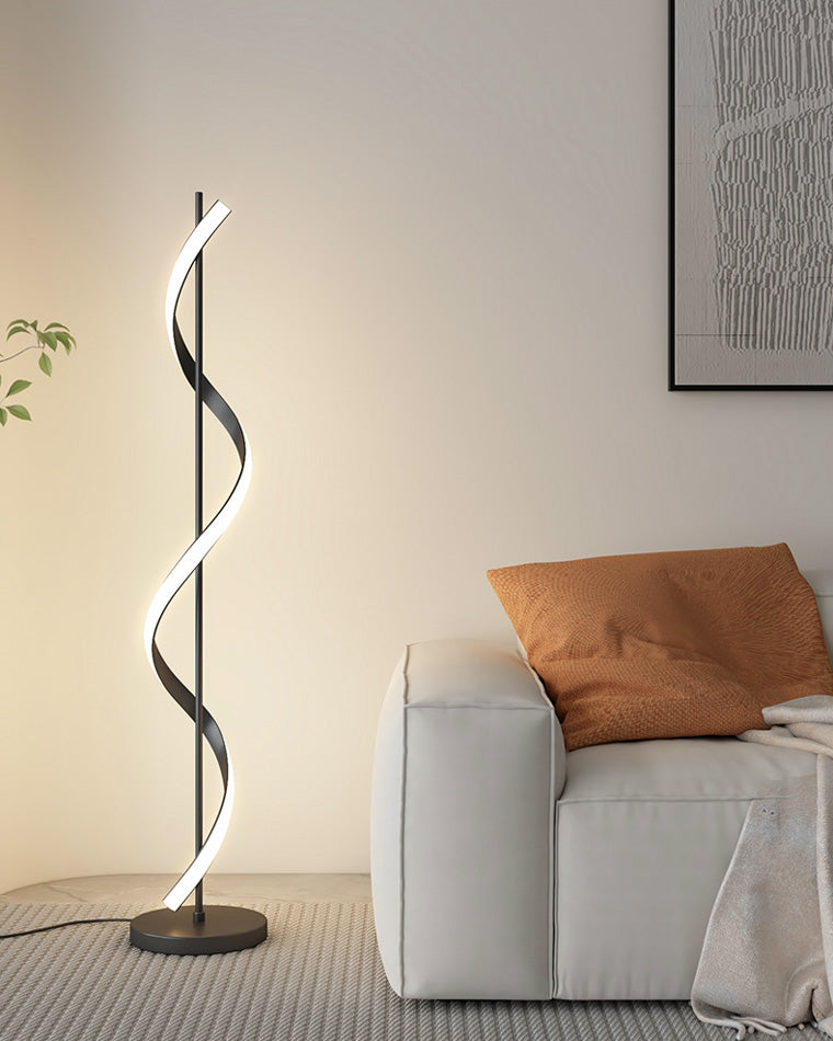 WOMO Dimmable Spiral Floor Lamp-WM7073