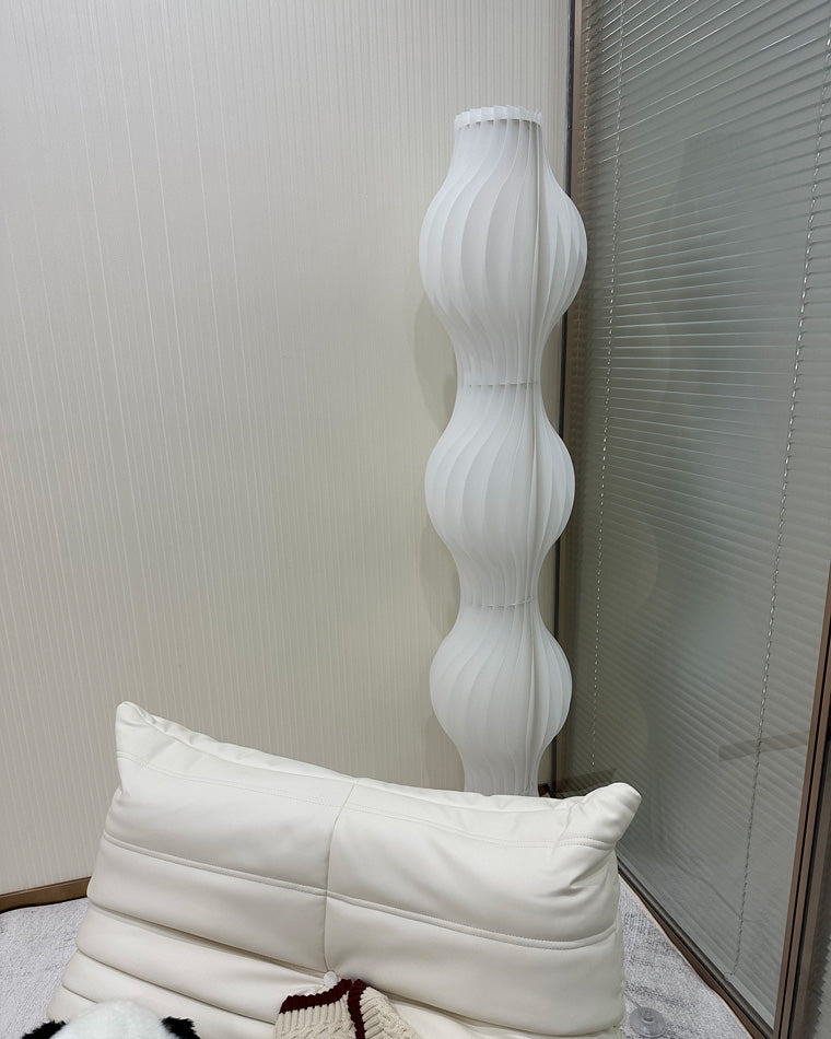 WOMO Wavy Column Floor Lamp with Hue Dimmer-WM7074