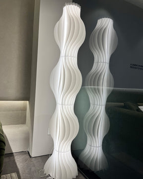 WOMO Wavy Column Floor Lamp with Hue Dimmer-WM7074