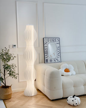 WOMO Wavy Column Floor Lamp with Hue Dimmer-WM7074