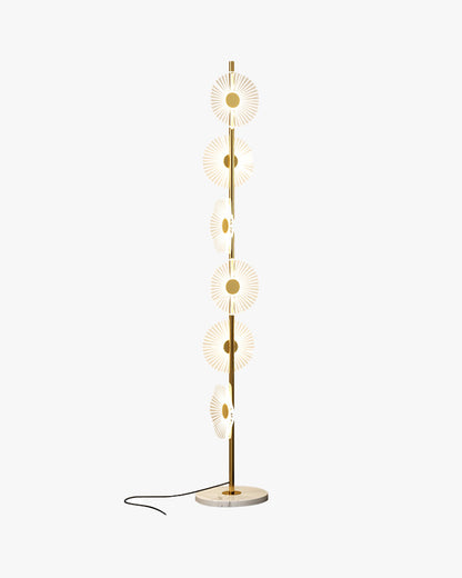 WOMO Multi-light Dimmable Floor Lamp with Remote-WM7075