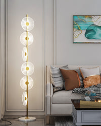 WOMO Multi-light Dimmable Floor Lamp with Remote-WM7075