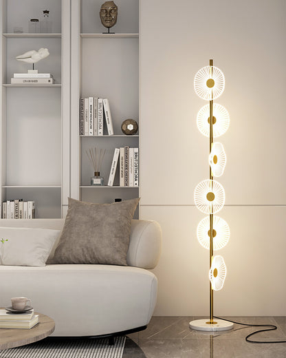 WOMO Multi-light Dimmable Floor Lamp with Remote-WM7075