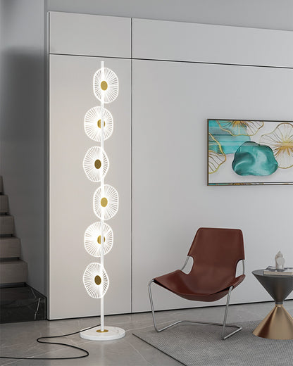 WOMO Multi-light Dimmable Floor Lamp with Remote-WM7075