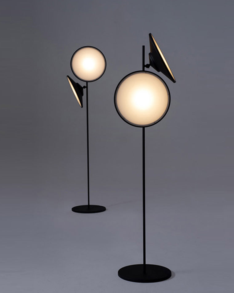 WOMO 2-bulb Moons Reading Floor Lamp-WM7076