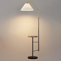 WOMO Pleated Floor Lamp with Tray-WM7079