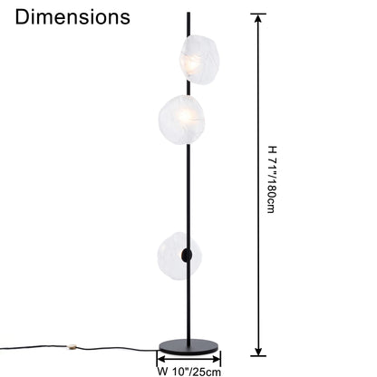 WOMO Blown Glass Floor Lamp-WM7082