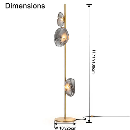 WOMO Blown Glass Floor Lamp-WM7082