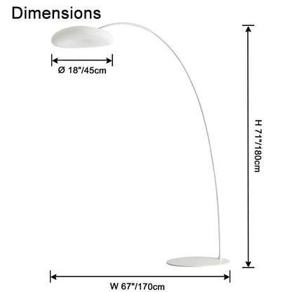 WOMO Cloud Arc Floor Lamp-WM7084