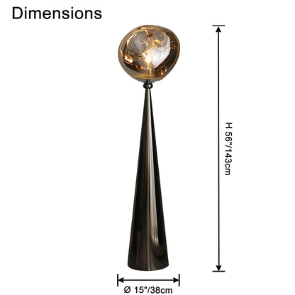 WOMO Lava Globe Floor Lamp-WM7085