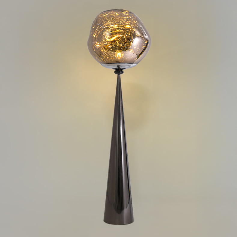 WOMO Lava Globe Floor Lamp-WM7085