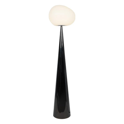 WOMO Globe Black Floor Lamp-WM7086