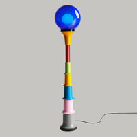 WOMO Colorful Globe Floor Lamp-WM7087