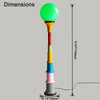 WOMO Colorful Globe Floor Lamp-WM7087 thumbnail