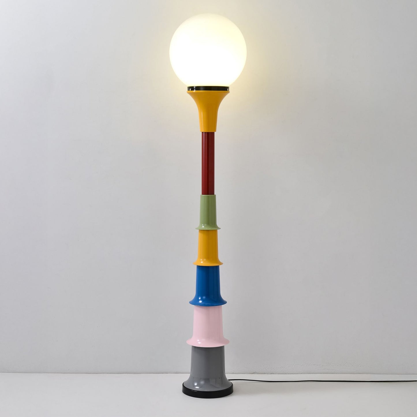 WOMO Colorful Globe Floor Lamp-WM7087