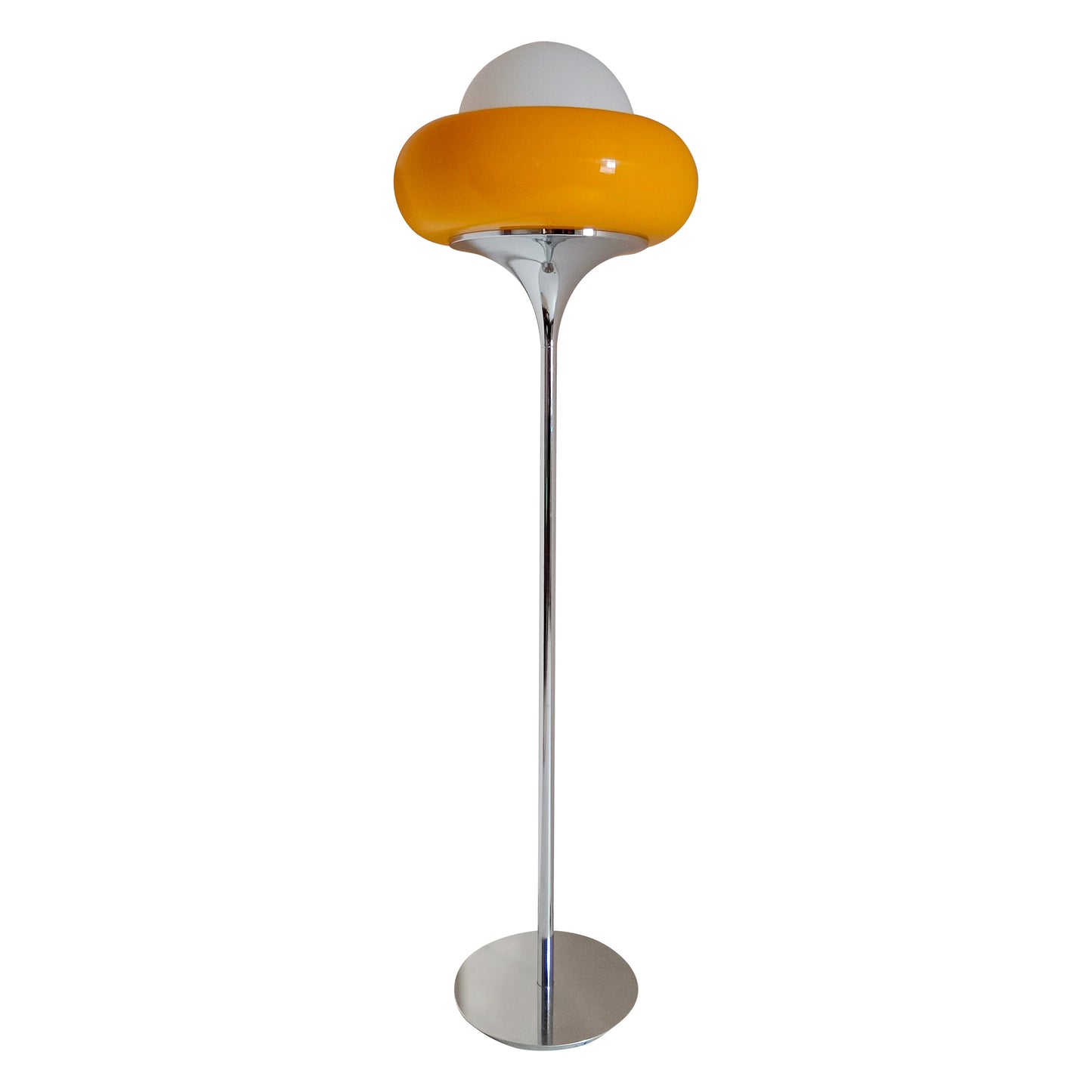 WOMO Torchiere Orange Floor Lamp-WM7092