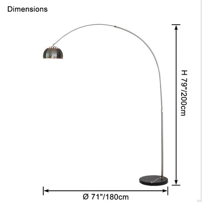 WOMO Arc Dome Tall Floor Lamp-WM7099