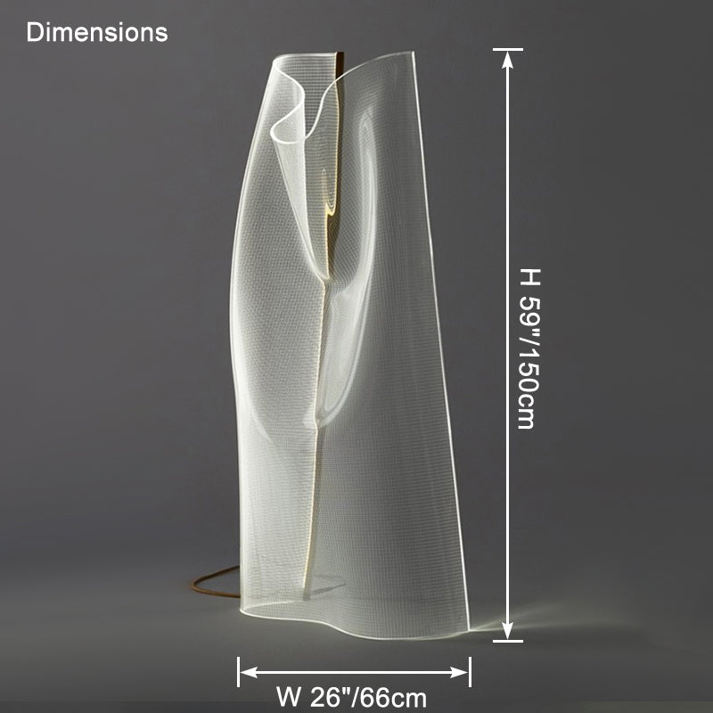 WOMO Wind Sculptural Floor Lamp-WM7100