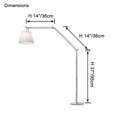 WOMO Articulating Floor Lamp-WM7105