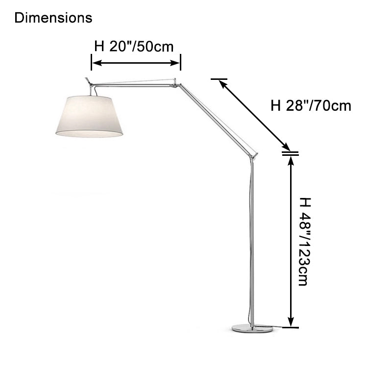 WOMO Articulating Floor Lamp-WM7105