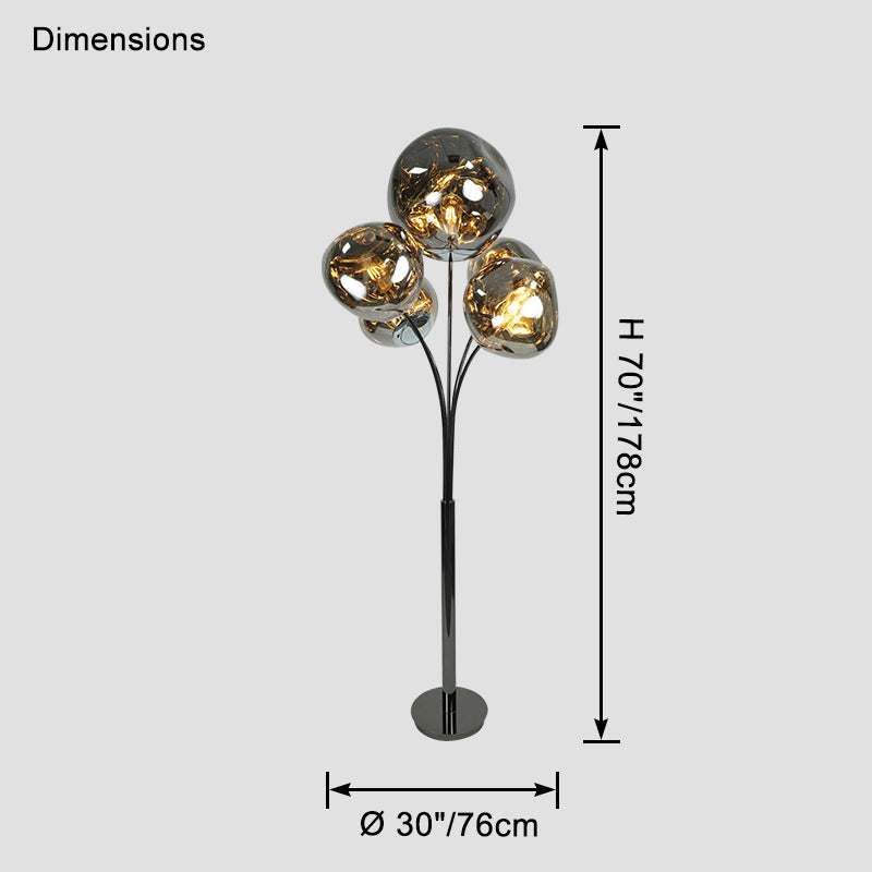 WOMO Melt Lava Tree Floor Lamp-WM7116