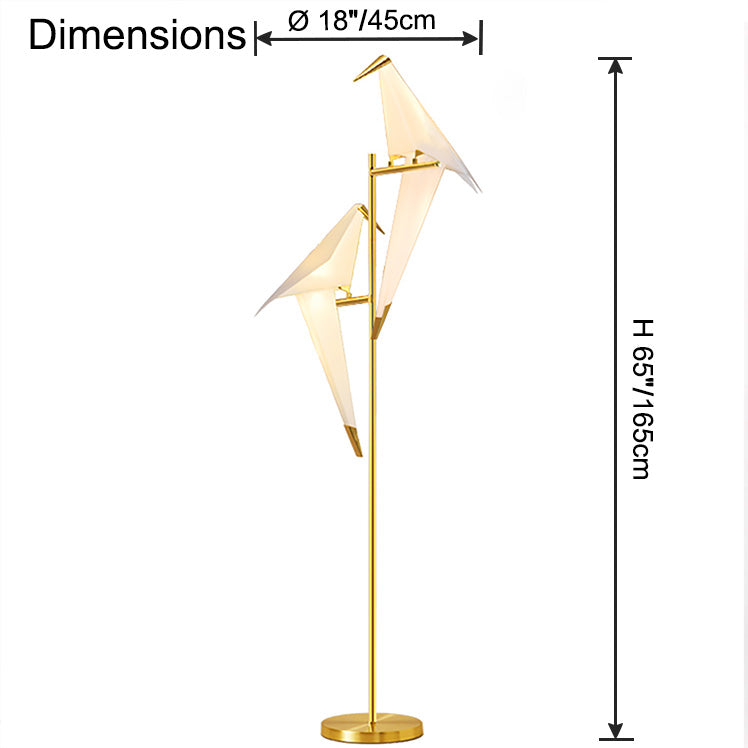 WOMO Origami Bird Floor Lamp-WM7118