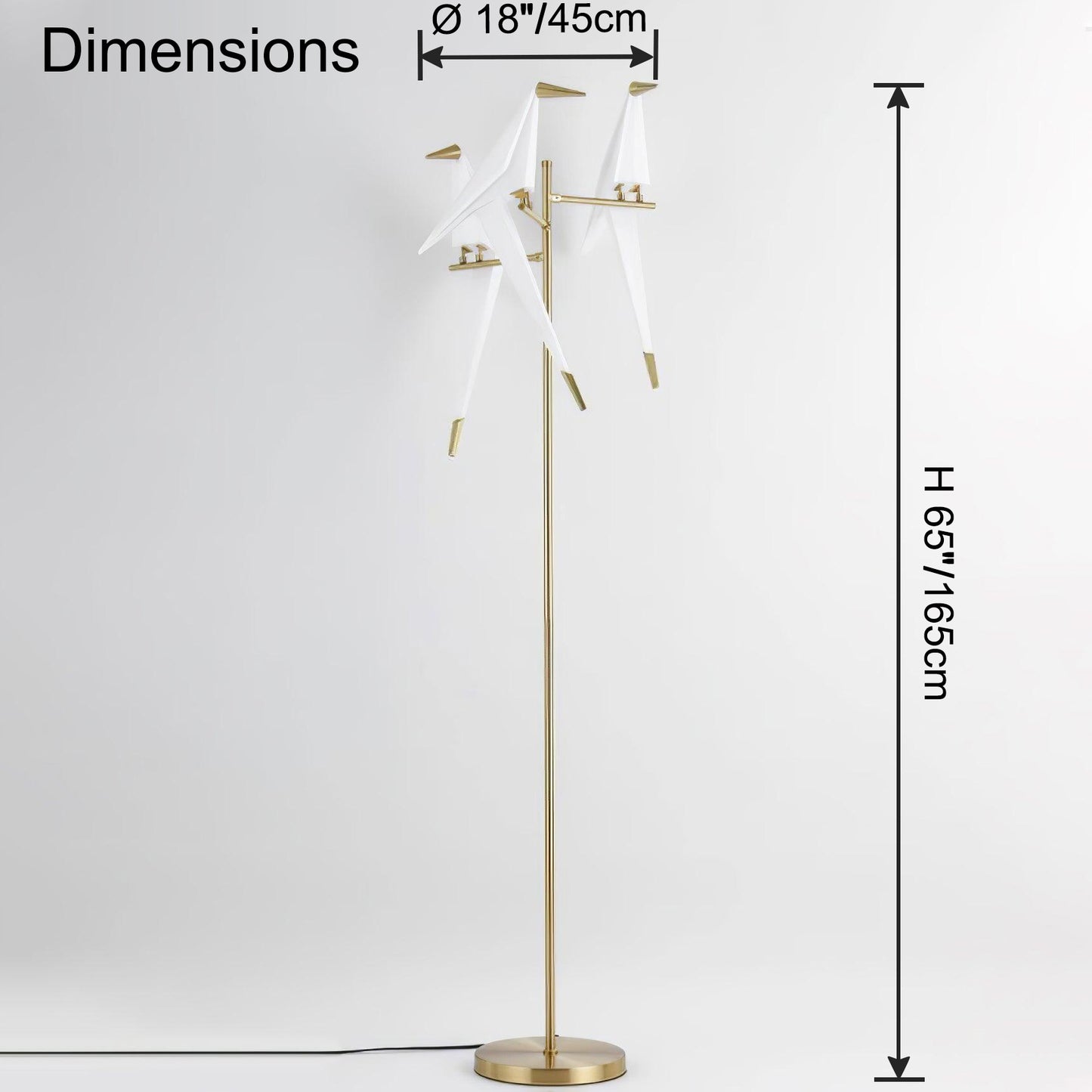 WOMO Origami Bird Floor Lamp-WM7118