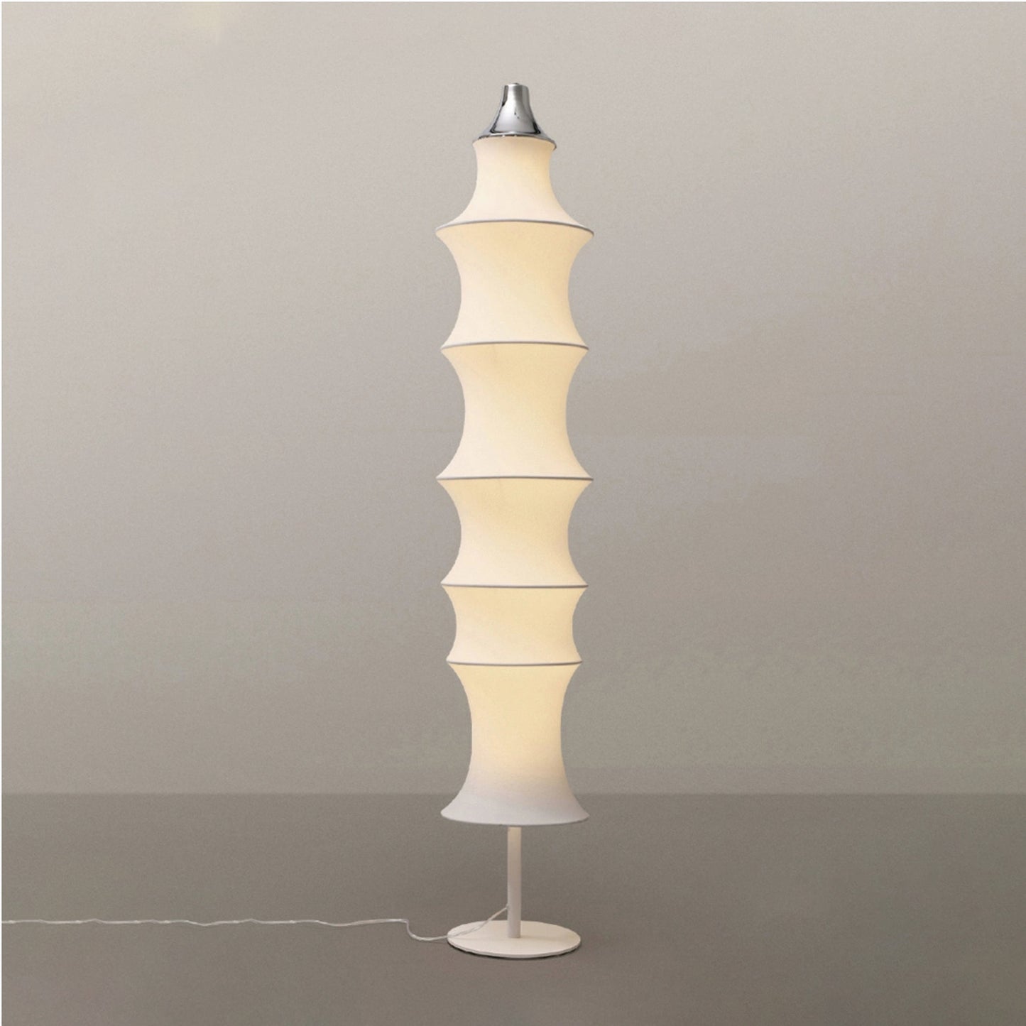 WOMO Column Silk Floor Lamp-WM7125