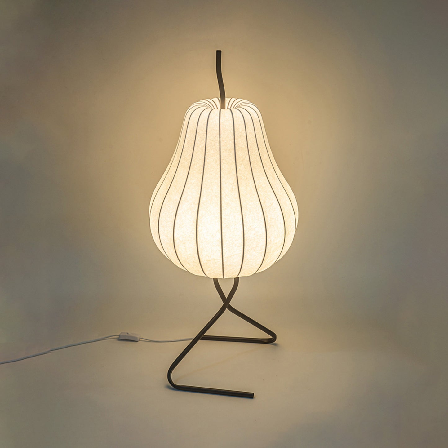 WOMO Pear Lantern Silk Floor Lamp-WM7126