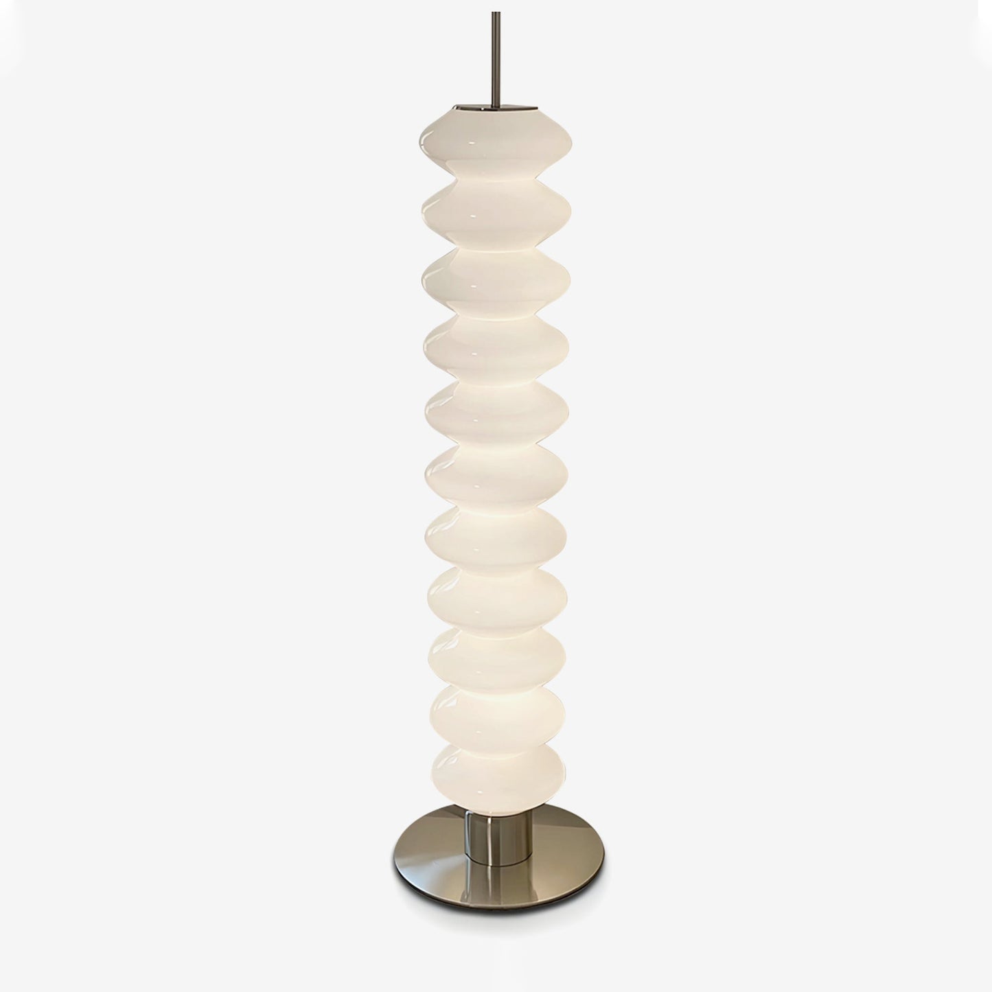 WOMO Stacked Glass Ball Floor Lamp-WM7127