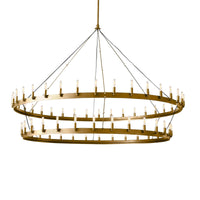 WOMO Vintage Filament Tubular Candle Tiered Chandelier - Camino
