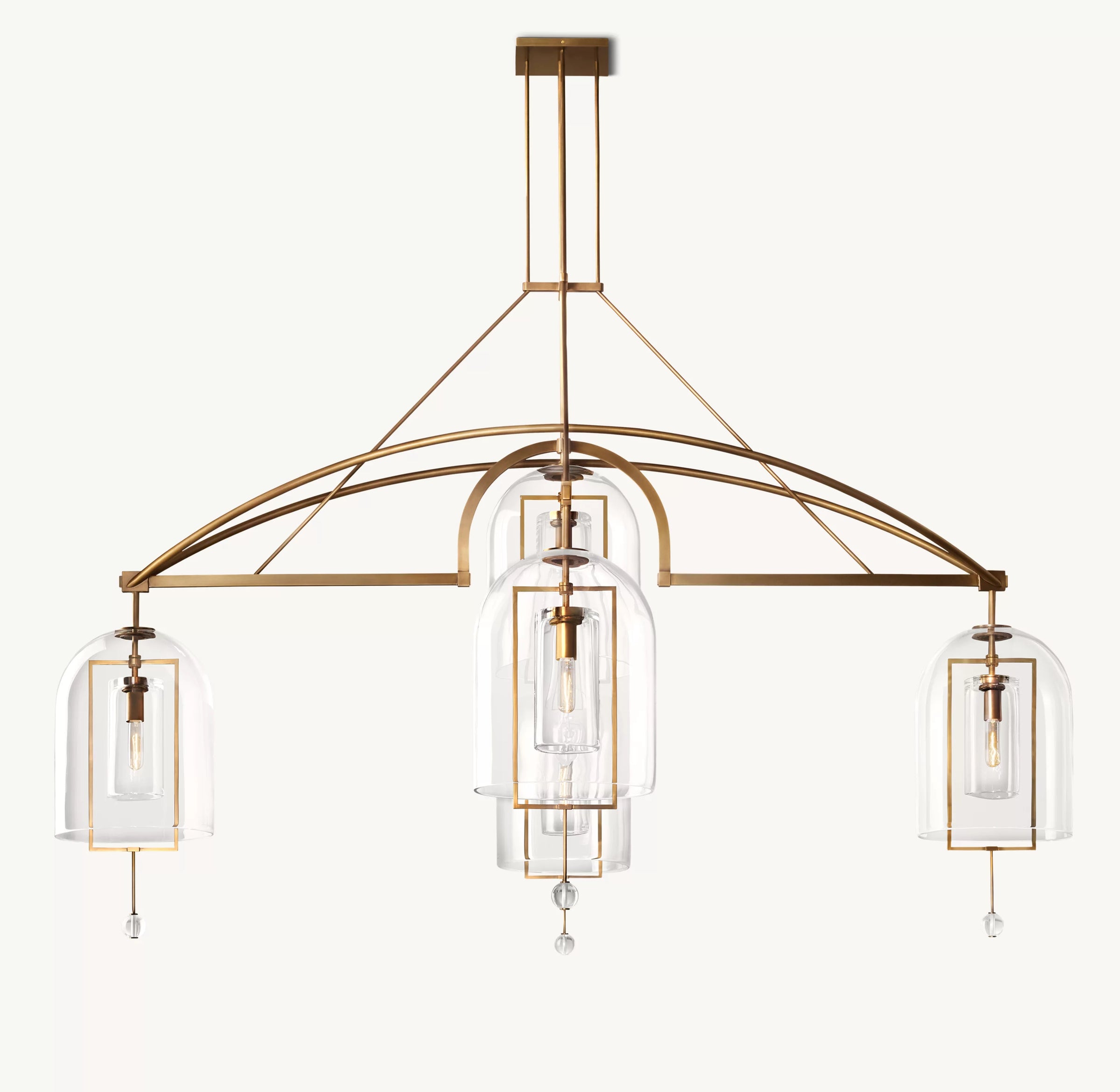 WOMO Bell Glass Chandelier - Fulcrum