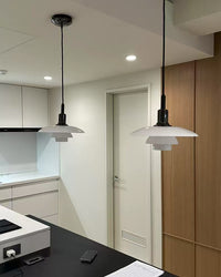 WOMO Danish Designer Milk Glass Pendant Lamp-WM2116