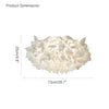 WOMO Pedal Flush Mount Ceiling Light-WM1039 thumbnail