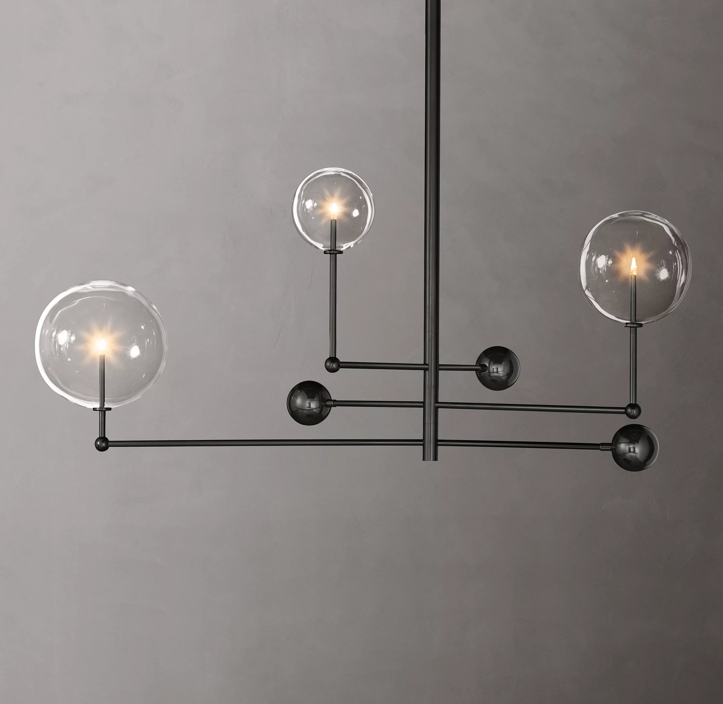 WOMO Sputnik Globe Glass Chandelier - Mobile