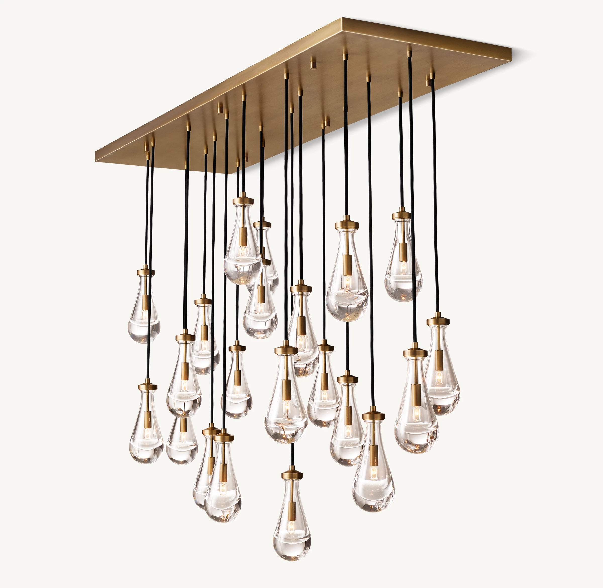 WOMO Raindrop Linear Chandelier – Ava
